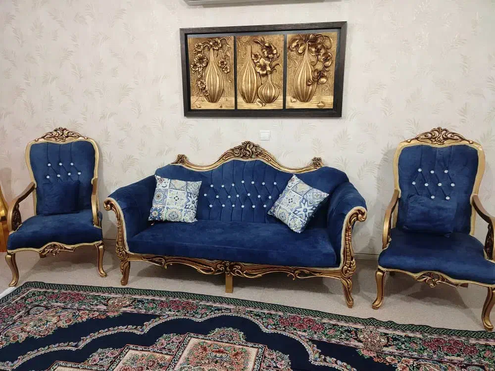 مبل ۷ نفره سلطنتی شیک|مبلمان خانگی و میز عسلی|بندر ماهشهر, |دیوار