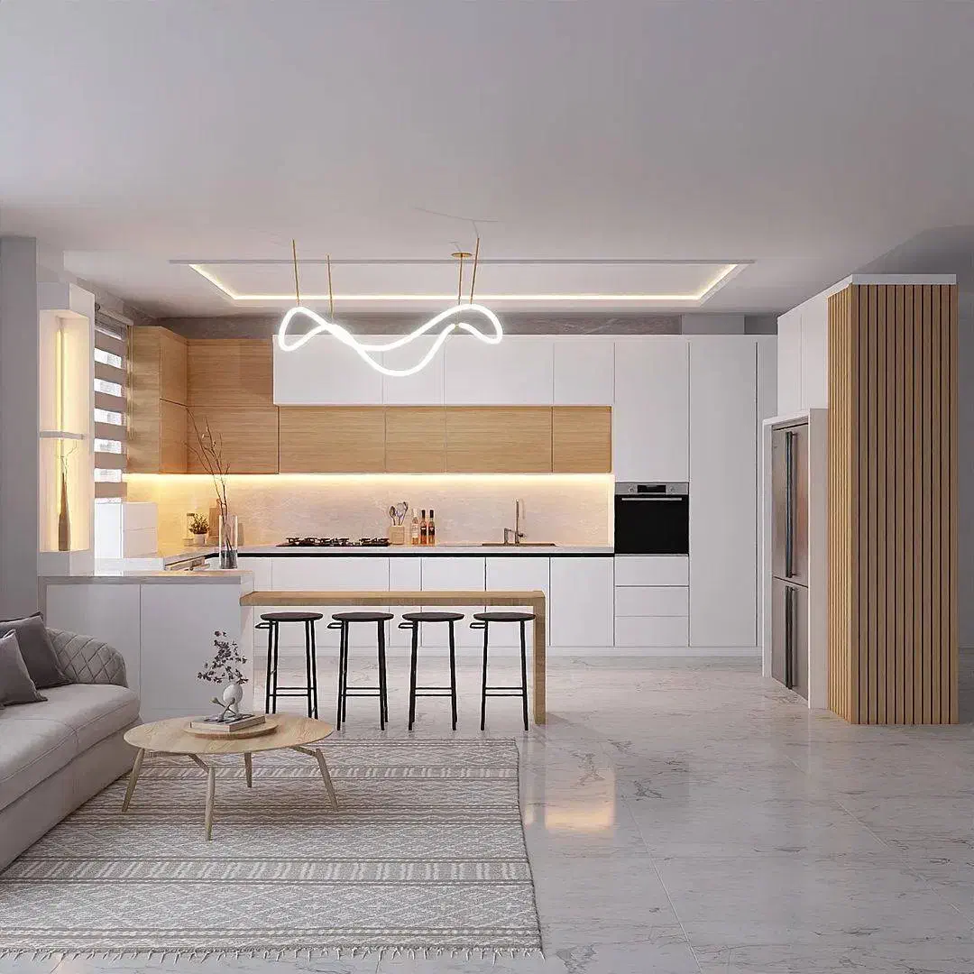 کابینت طرح چوب طبیعی کد 96523|مصالح و تجهیزات ساختمان|شیراز, محراب|دیوار