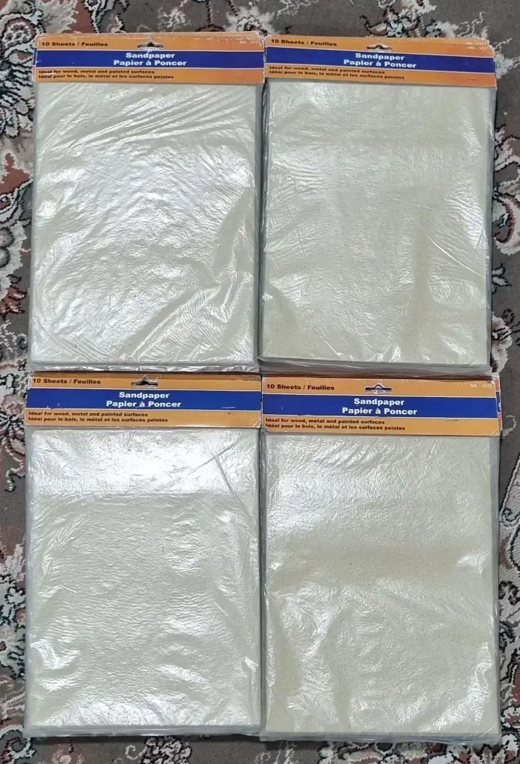 ۳۹۰ برگ سنباده ۱۲۰|مصالح و تجهیزات ساختمان|شیراز, دست خضر|دیوار