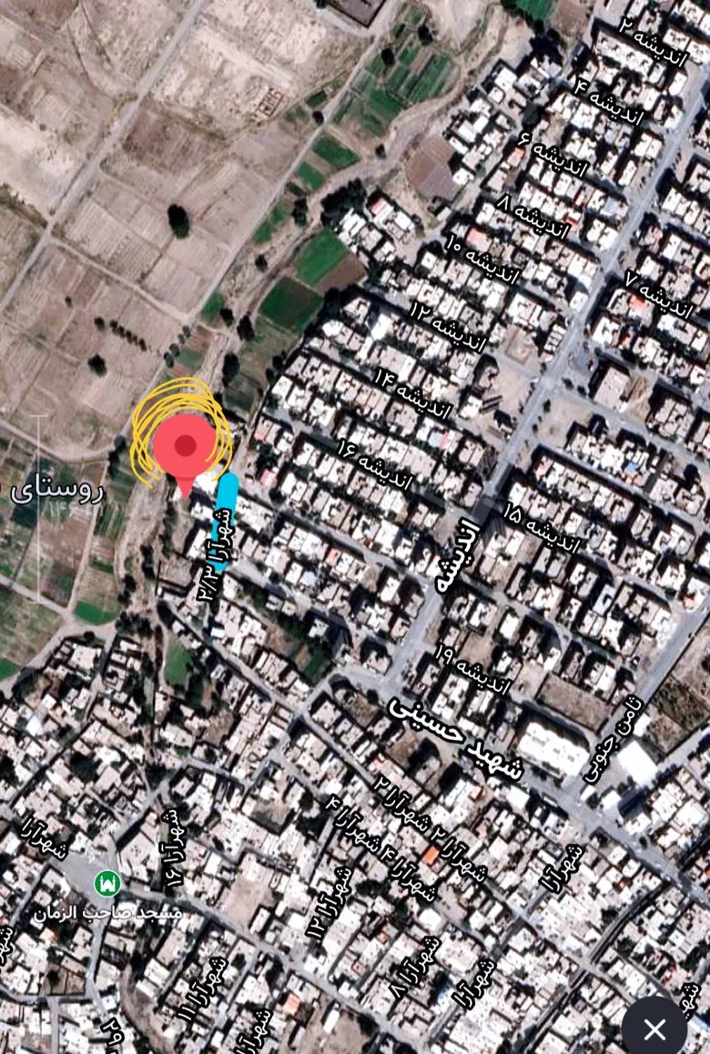 زمین به قیمت اندیشه با پروانه بلک فرای دی|فروش زمین و ملک کلنگی|نیشابور, شهرک اندیشه|دیوار