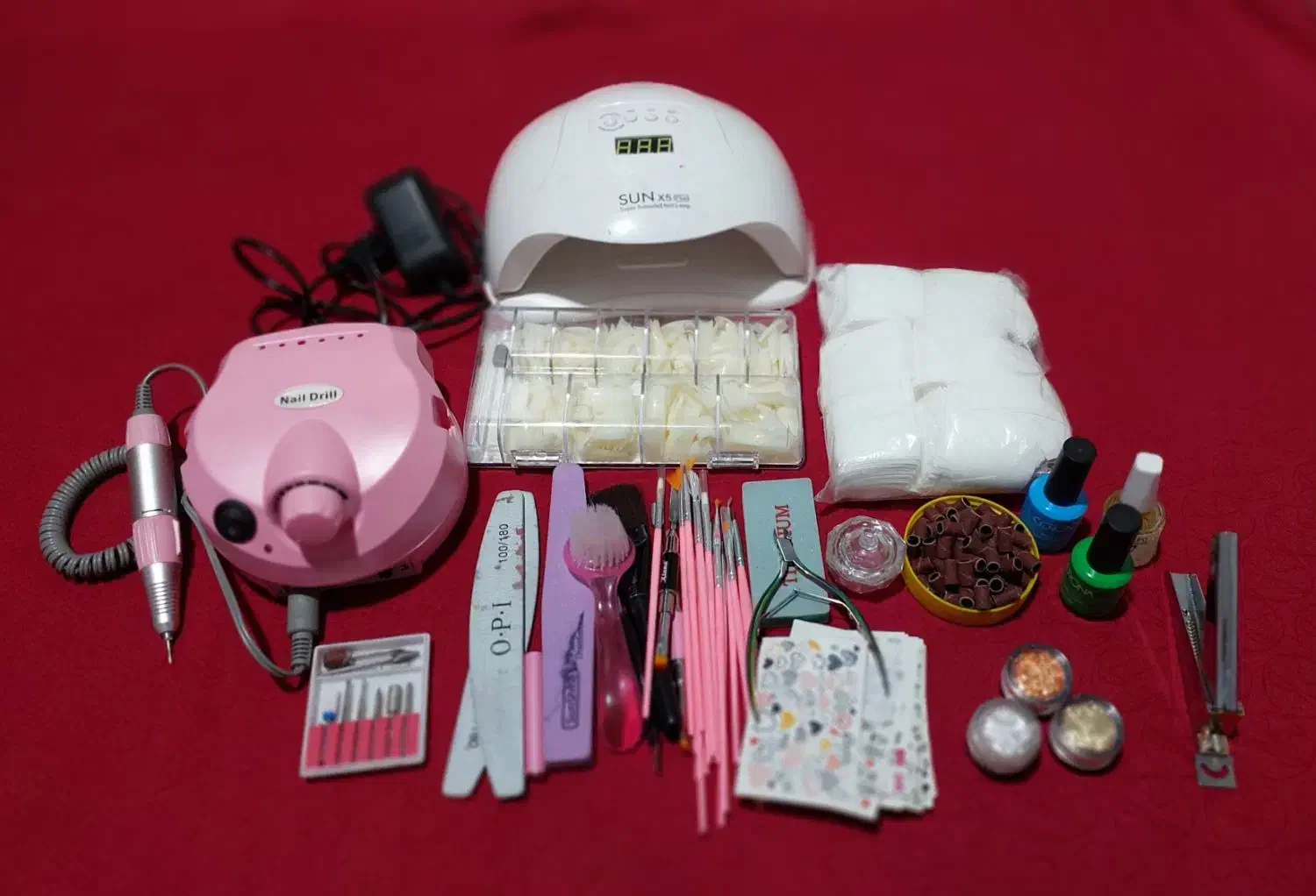 فروش وسایل کاشت ناخن|آرایشی، بهداشتی، درمانی|دره شهر, |دیوار