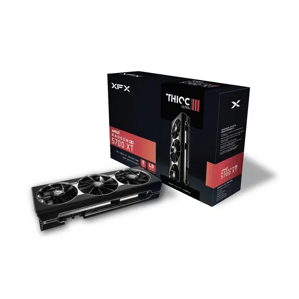 کارت گرافیک rx5700xt xfx|قطعات و لوازم جانبی رایانه|قم, چهل درخت‎|دیوار