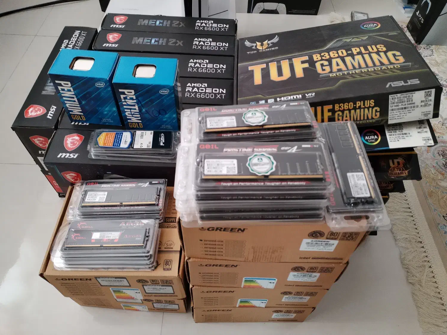 باندل مین بورد گیگابایت B365 HD3|قطعات و لوازم جانبی رایانه|تهران, شهرک استقلال|دیوار