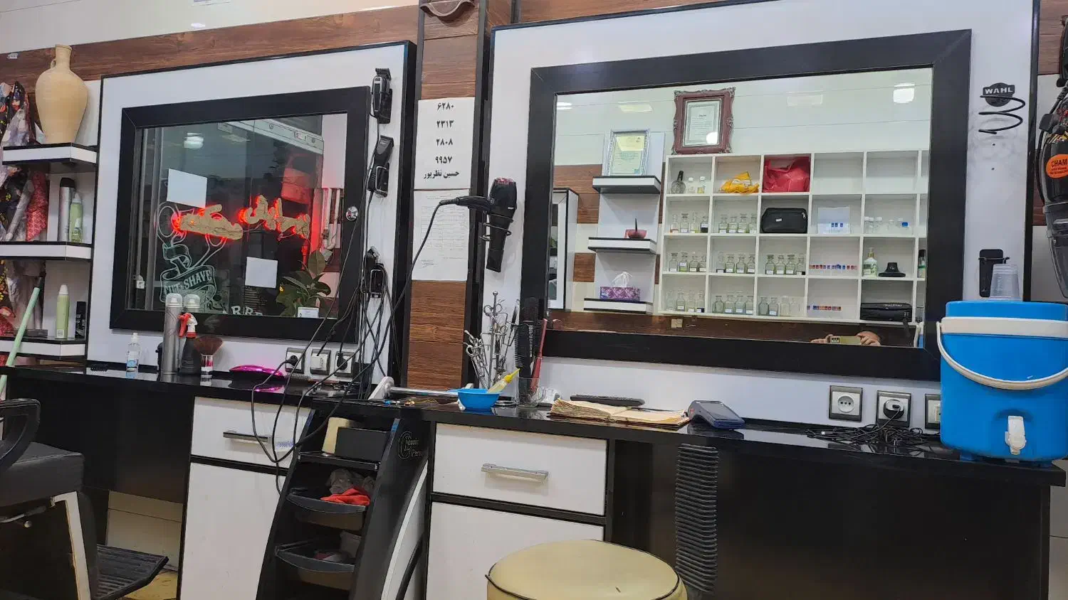 ایینه قاب دار|آینه|نورآباد, |دیوار