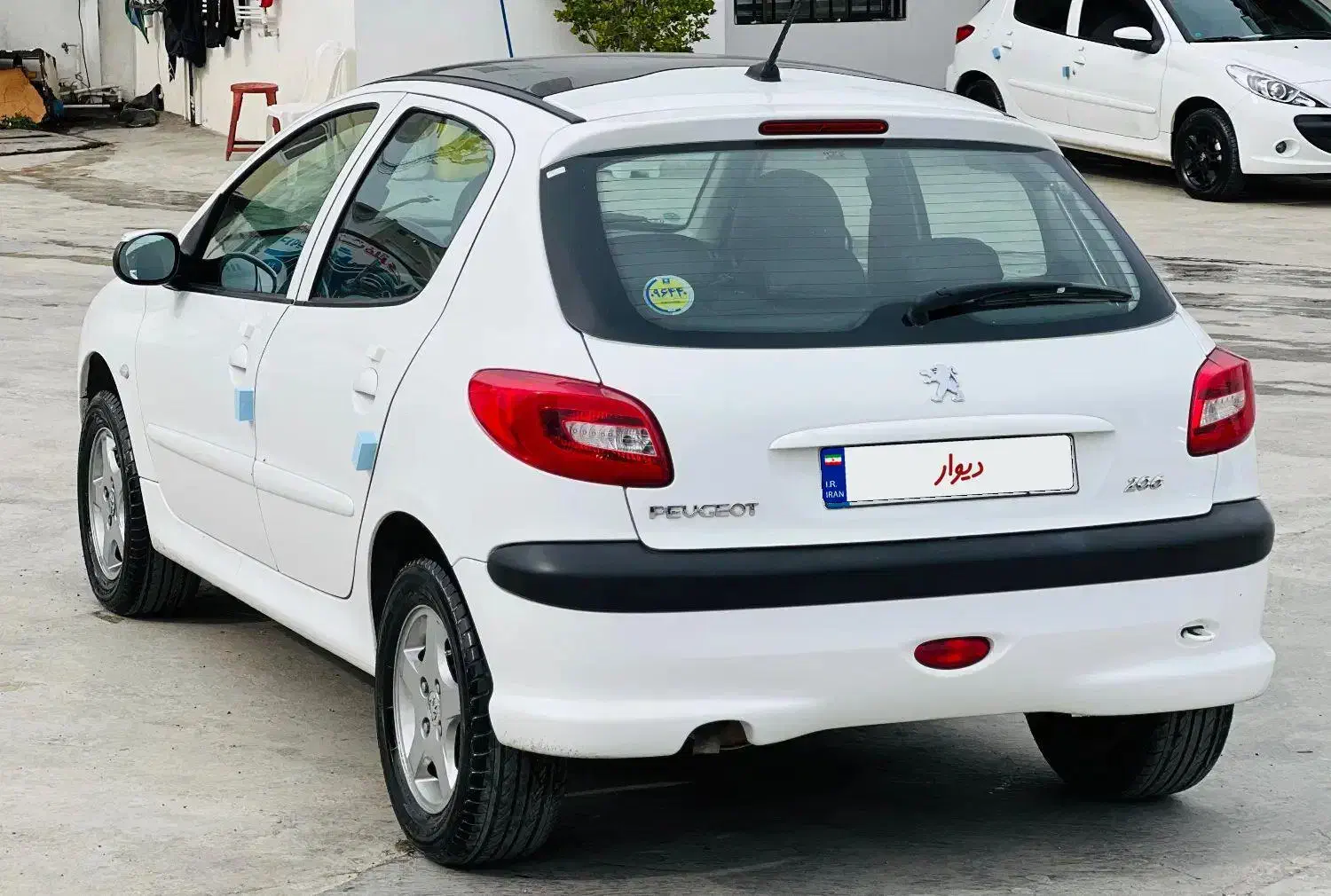 206 تیپ 3 پاناروما|خودرو سواری و وانت|نوشهر, |دیوار