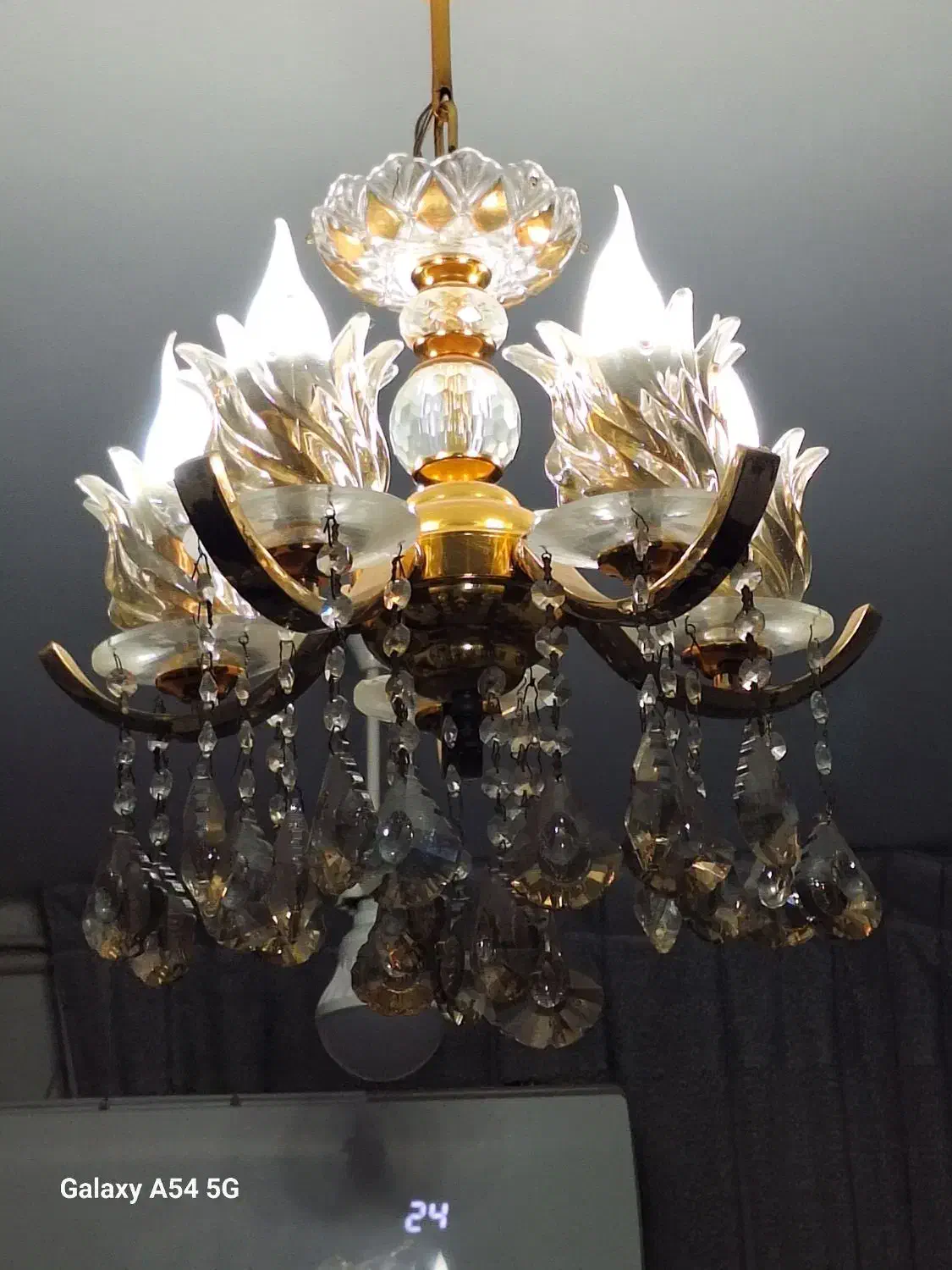 لوستر کریستالی|لوستر و چراغ آویز|اهواز, کیانپارس |دیوار