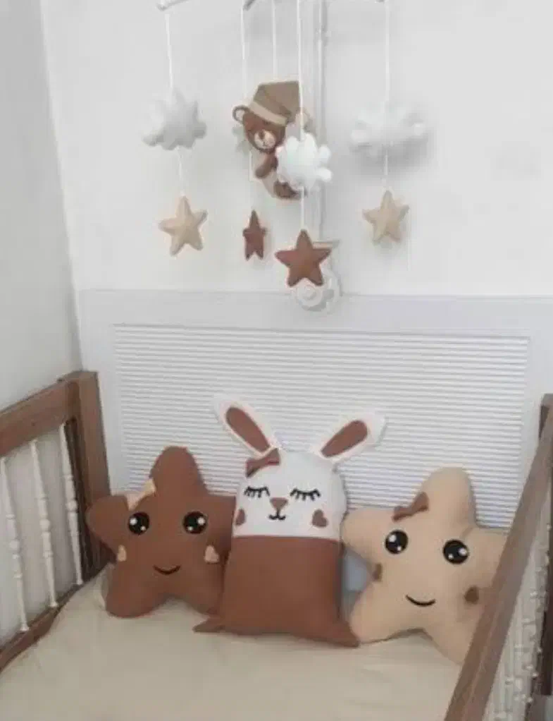 ست گارد تخت بچه|رختخواب، بالش، پتو|مشکیندشت, |دیوار