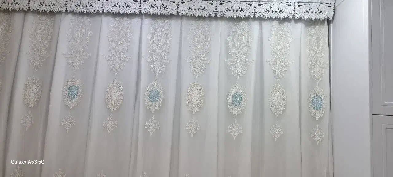 پرده شیک جدید دوخته  سالم سالم|پرده، رانر، رومیزی|قم, شاه سید علی|دیوار