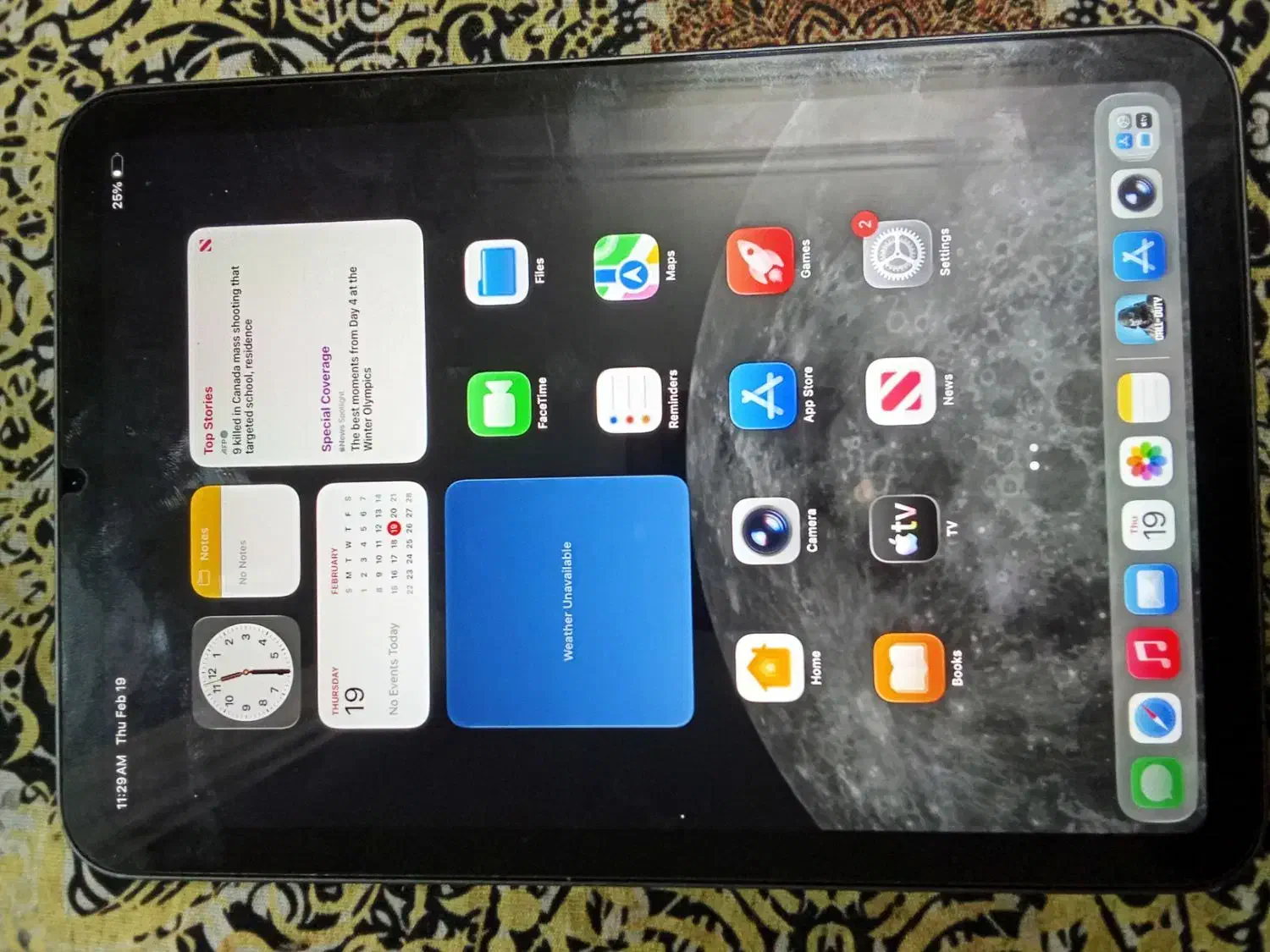 ایپدmini6|تبلت|کاشان, میدان کهنه|دیوار