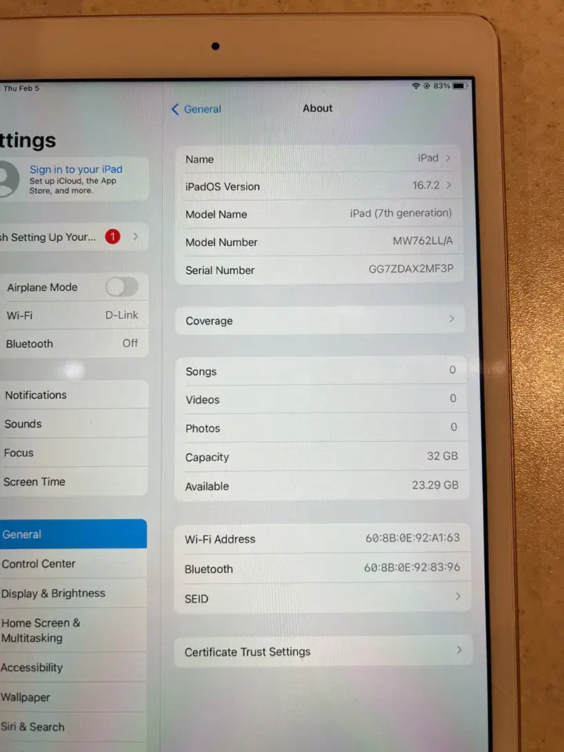 ایپد اپل نسل ۷ رزگلد ipad7th|تبلت|تهران, پردیسان|دیوار