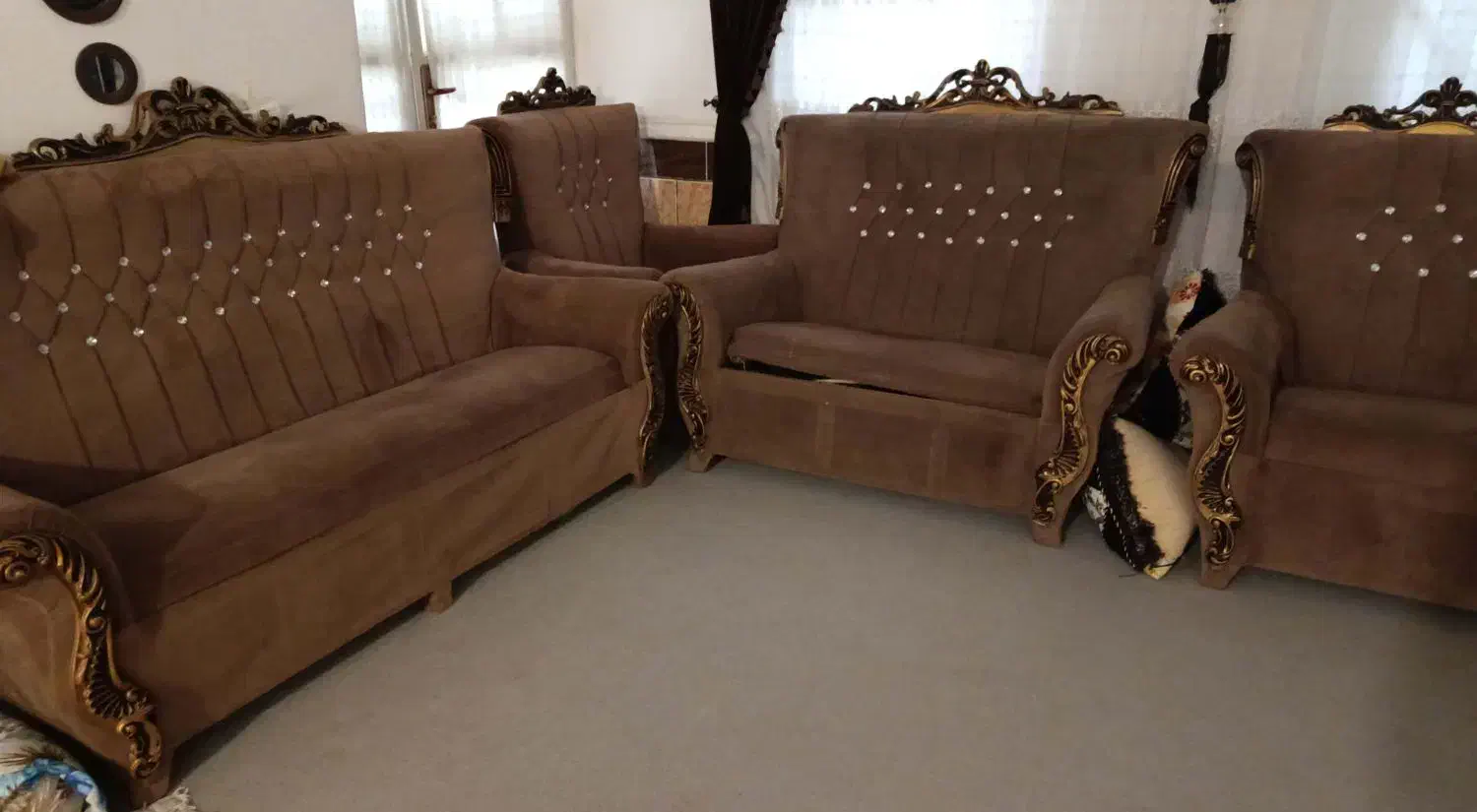 فروش مبل هفت نفره|مبلمان خانگی و میز عسلی|باشت, |دیوار