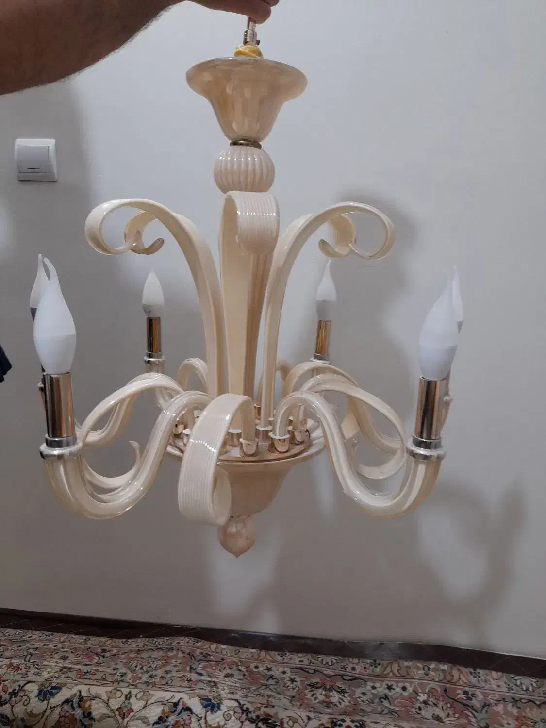 لوستر ۶ شاخه /توستر|لوستر و چراغ آویز|تهران, شهرک محلاتی|دیوار