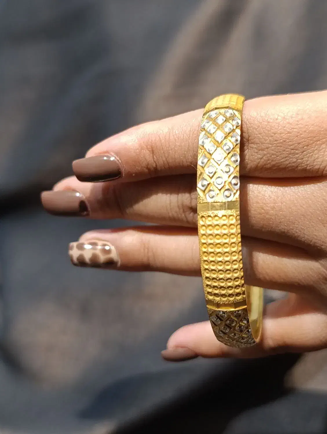 النگو نقره با آبکاری طلا|جواهرات|زاهدان, |دیوار