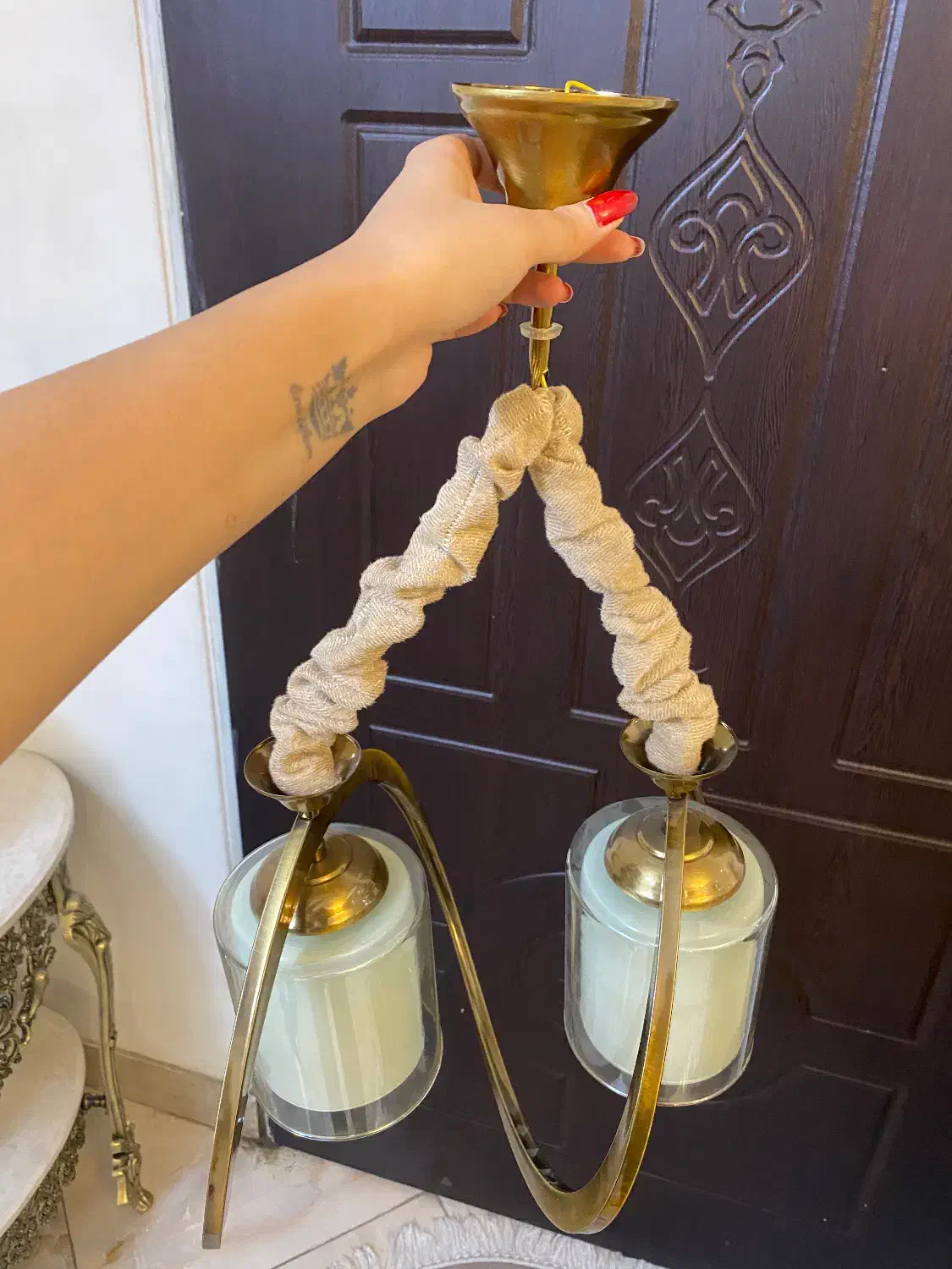 دو عدد لوستر دو شاخه|لوستر و چراغ آویز|تهران, فلاح|دیوار