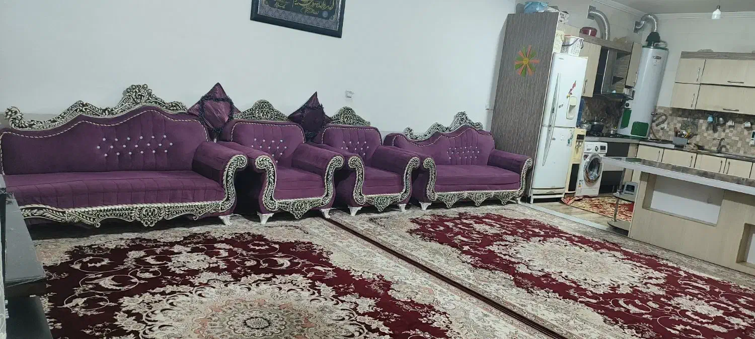 مبلمان هشت نفره|مبلمان خانگی و میز عسلی|استهبان, |دیوار