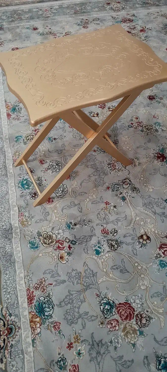 میز تاشو مبل ۴تایی با استندنو نو|میز و صندلی غذاخوری|قرچک, مهدیه|دیوار