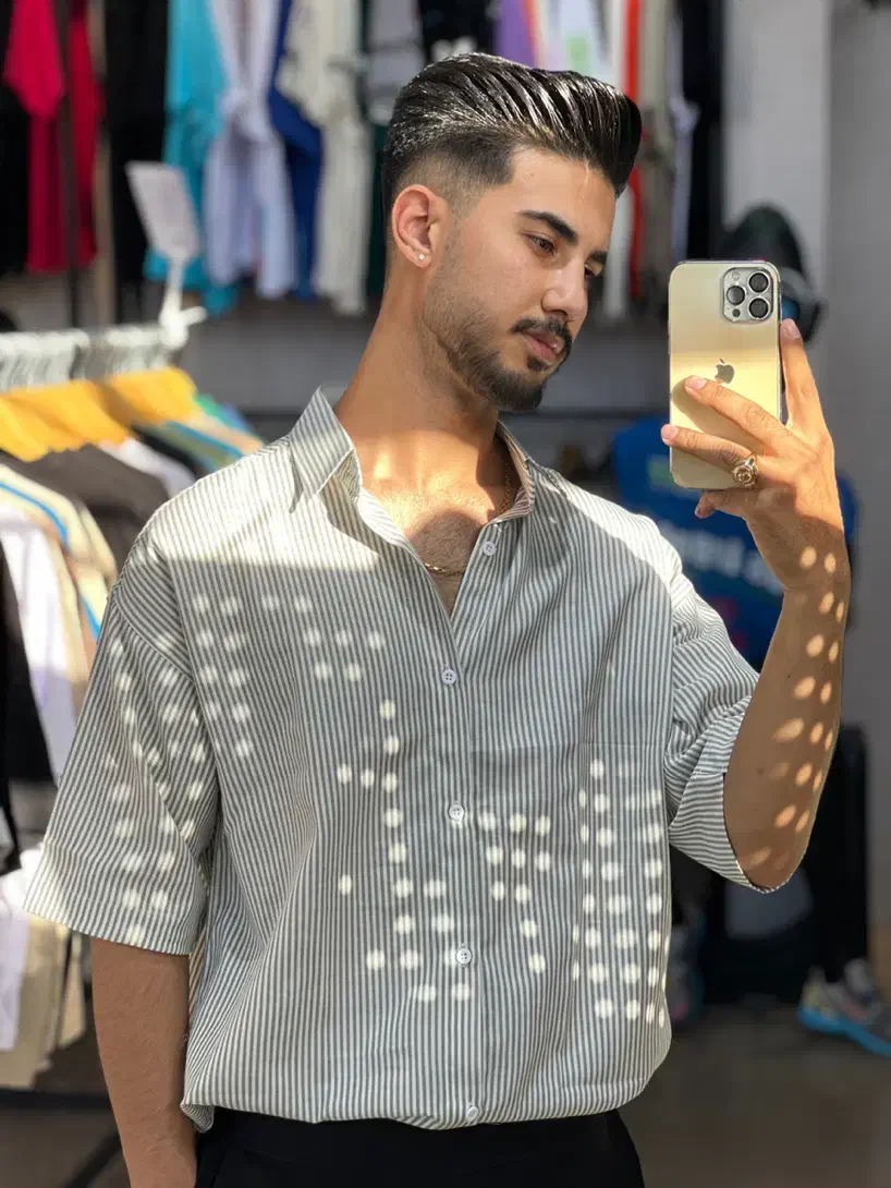 پیراهن راه راه باکسی|لباس|زنجان, |دیوار