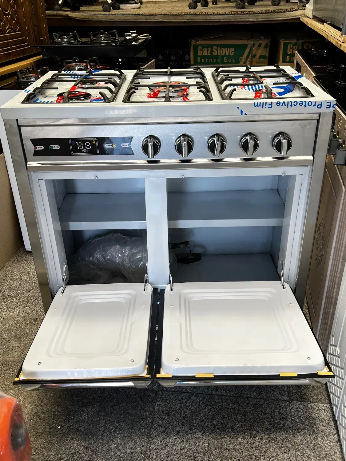 اجاق گاز طرح فر رویه استیل|اجاق گاز و لوازم برقی پخت‌وپز|تهران, هاشمی|دیوار