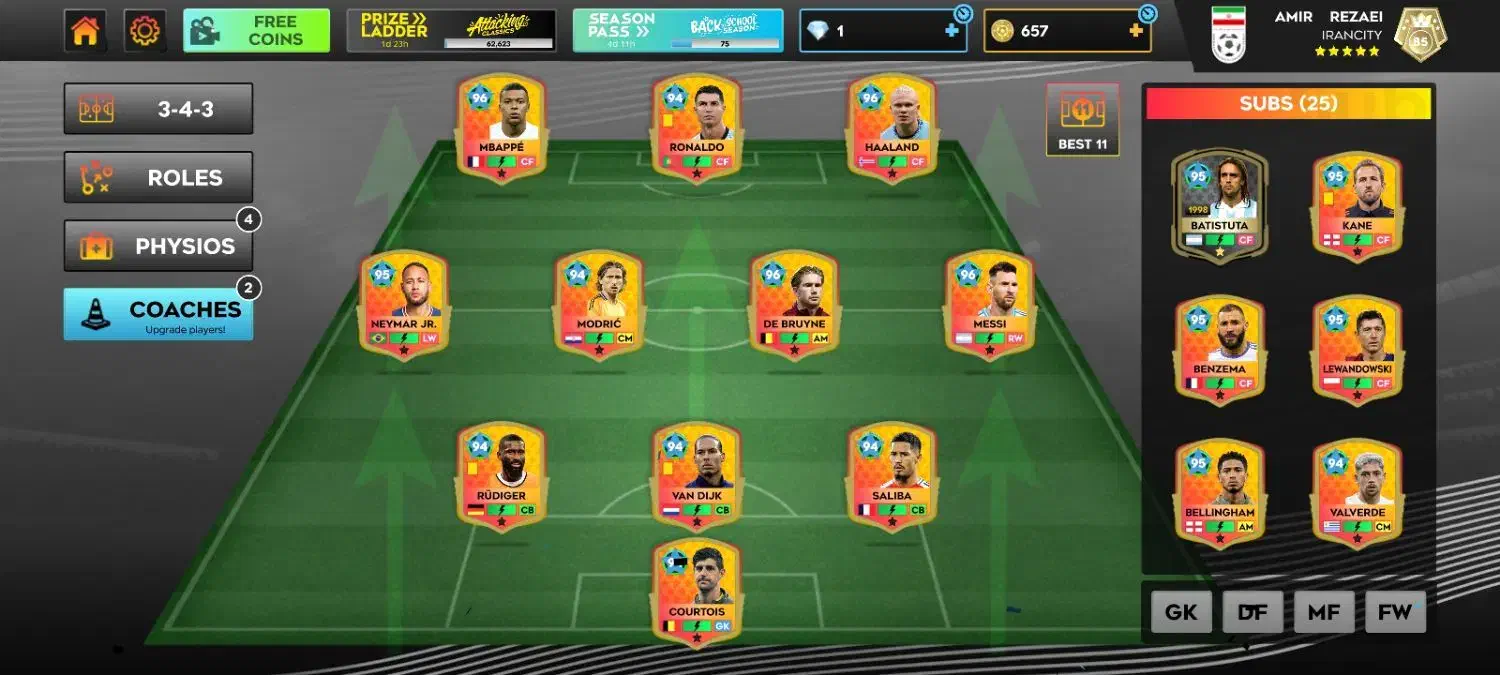 اکانت دریم لیگ ۲۵ DLS25|کنسول، بازی ویدئویی و آنلاین|شهریار, کردزار|دیوار