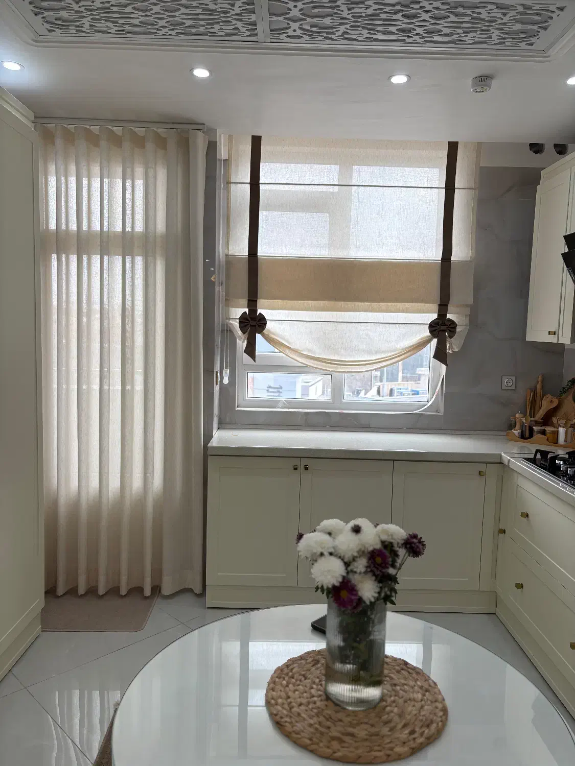 پرده مینیمال پرده رومن پرده زبرا پرده اداری|پرده، رانر، رومیزی|تهران, عبدلآباد|دیوار