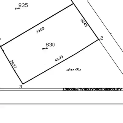 زمین ۸۳۰ متری|فروش زمین و ملک کلنگی|شهریار, دهشاد بالا|دیوار