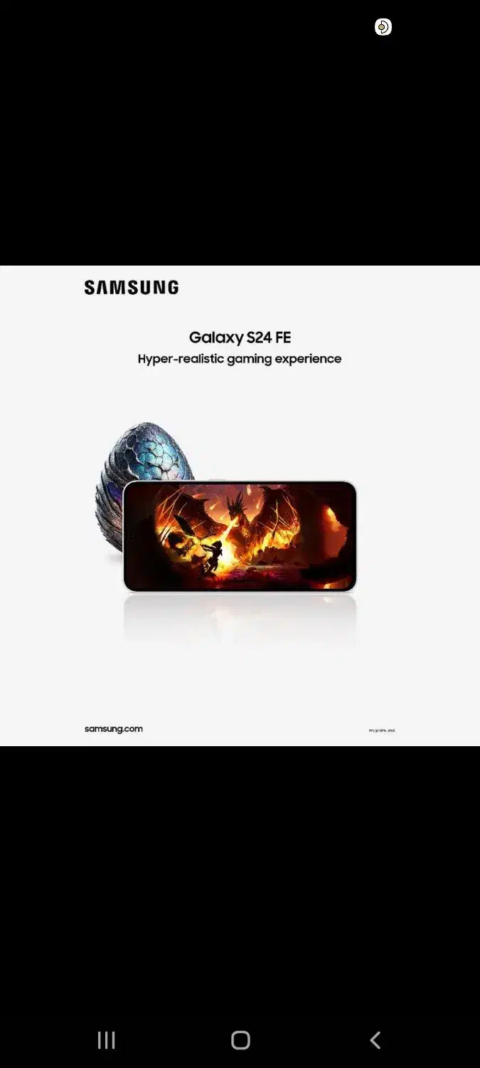 گوشی s24 fe نو|موبایل|ساوه, |دیوار