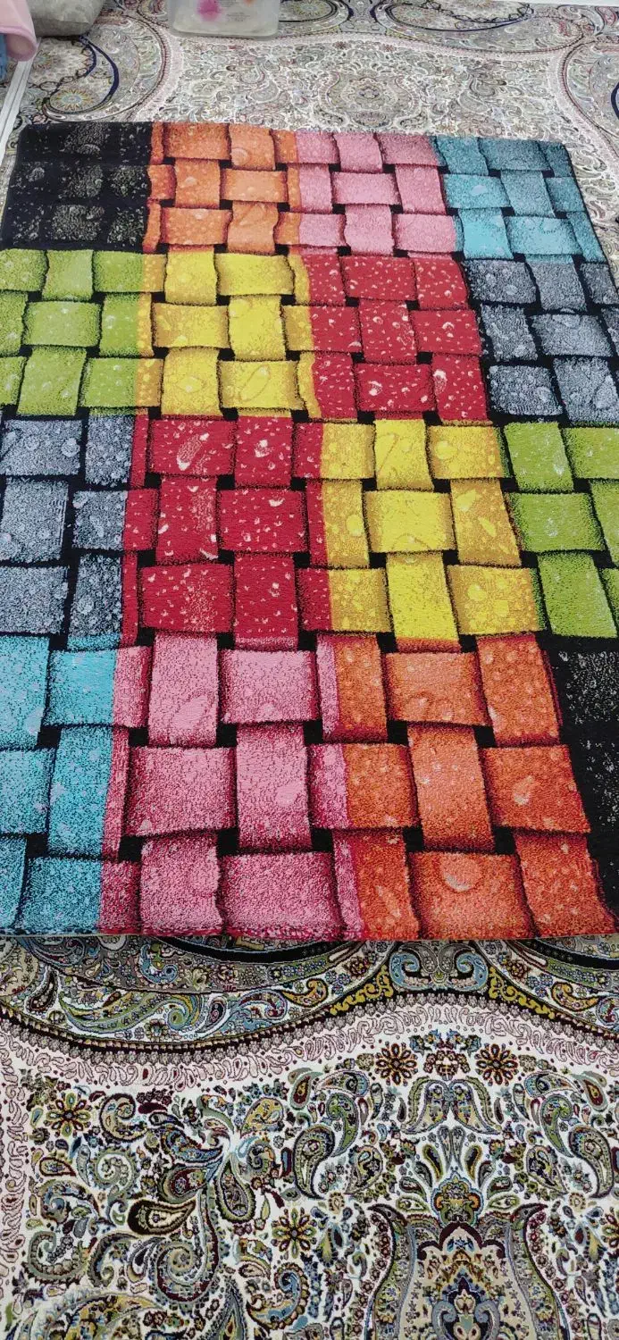 گلیم فرش ۴متری ترک|فرش|شهریار, رضی آباد بالا|دیوار