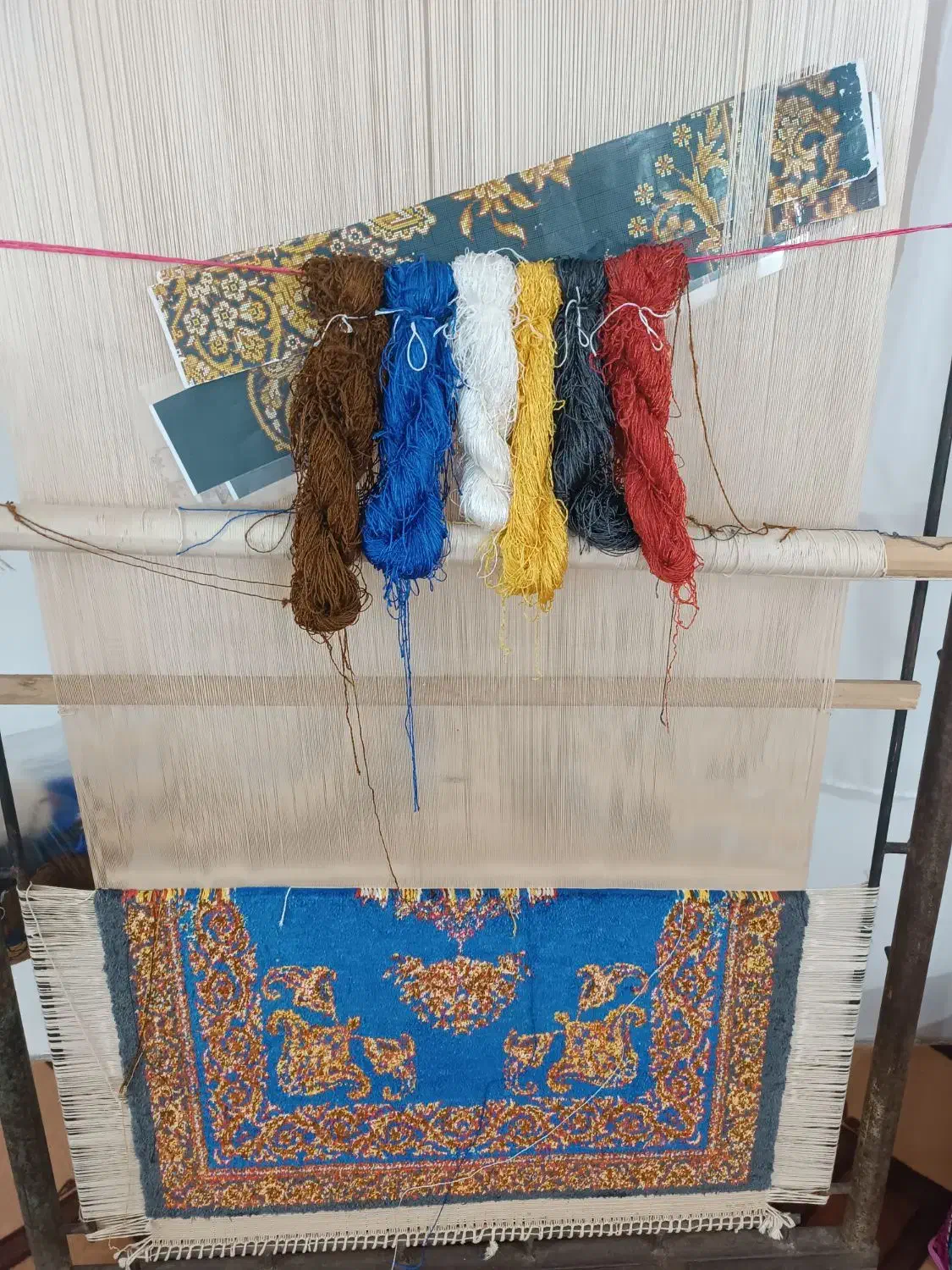 فرش نیمه|فرش|سراجو, |دیوار