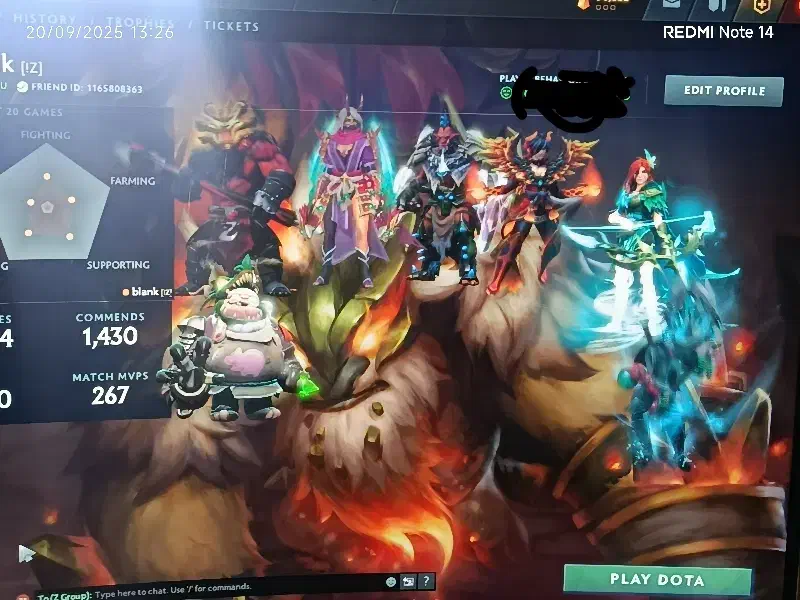 اکانت فول ست Dota2|کنسول، بازی ویدئویی و آنلاین|ساوه, |دیوار