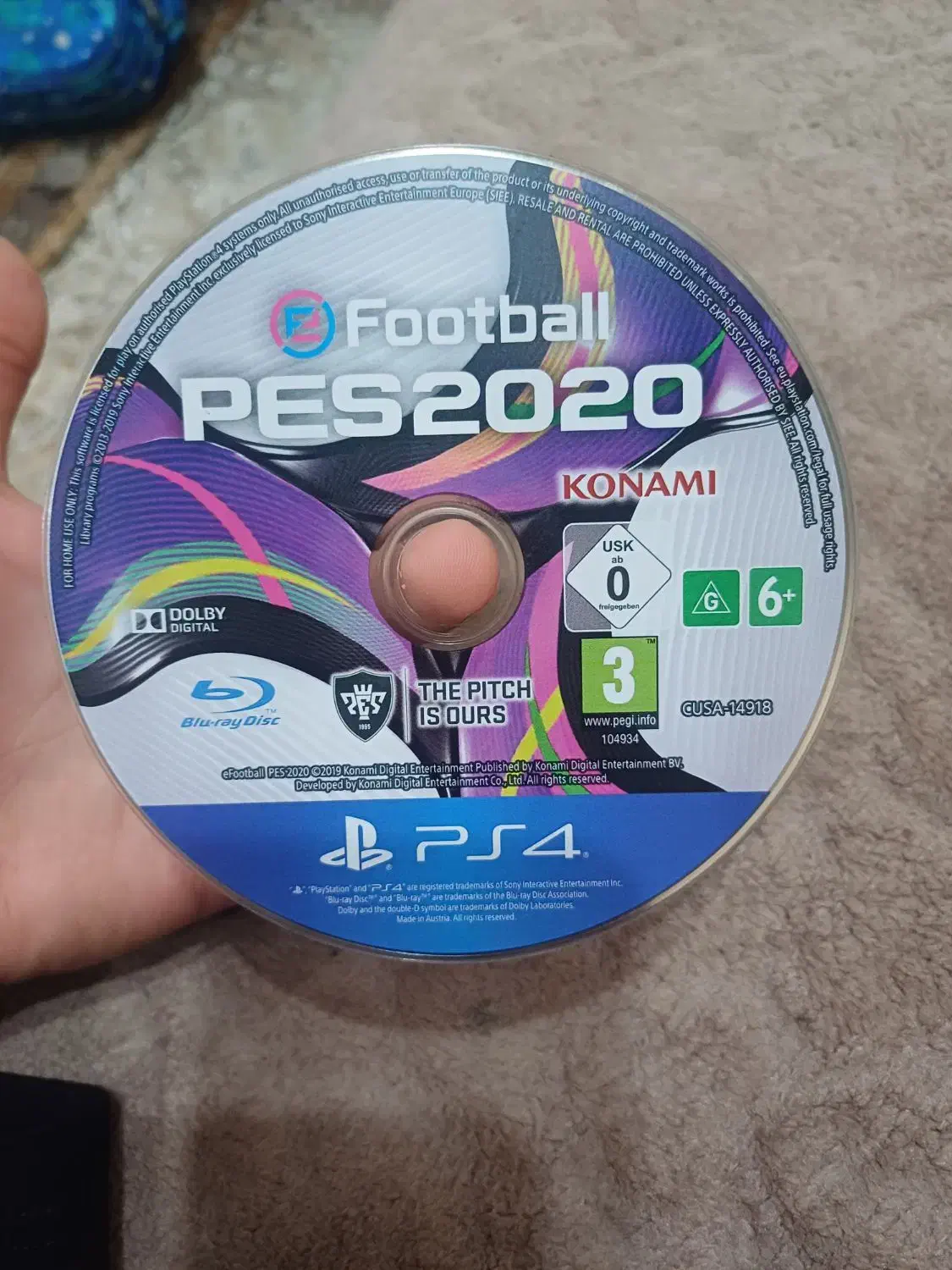 PSدیسک سی دی پی اس Pes2020|کنسول، بازی ویدئویی و آنلاین|قم, میرزائیه|دیوار