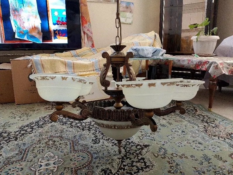 لوستر آشپزخانه چوبی و لوستر پذیرایی|لوستر و چراغ آویز|تهران, هاشمآباد|دیوار