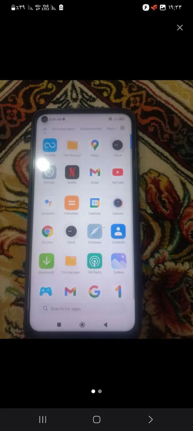 گوشی اندروید حافظه ۱۲۸ گیگ.RAM.6 گیگابایت|موبایل|شاهین‌شهر, خانه کارگر|دیوار