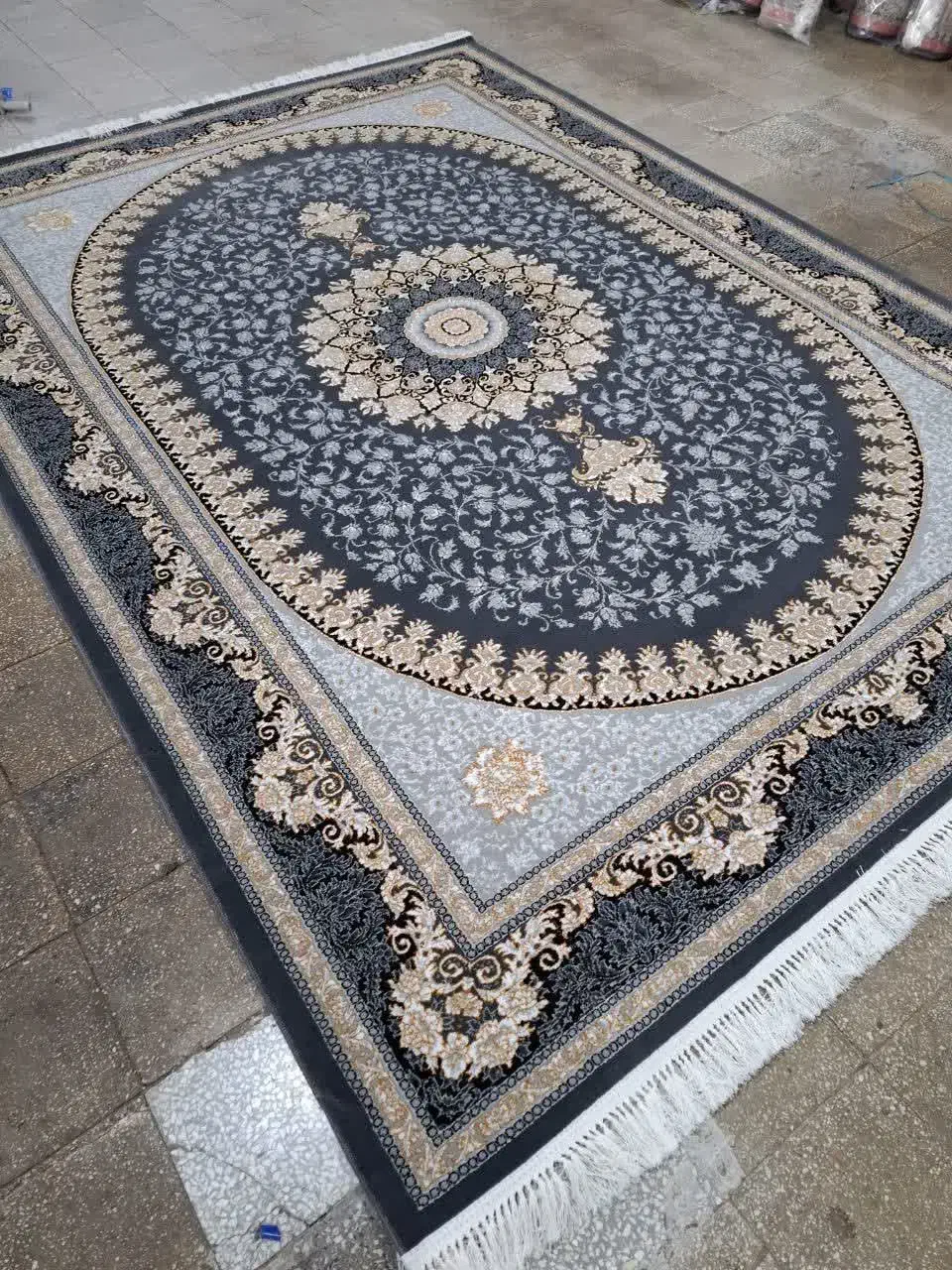 فرش هنرنما کاشان|فرش|امیدیه, |دیوار