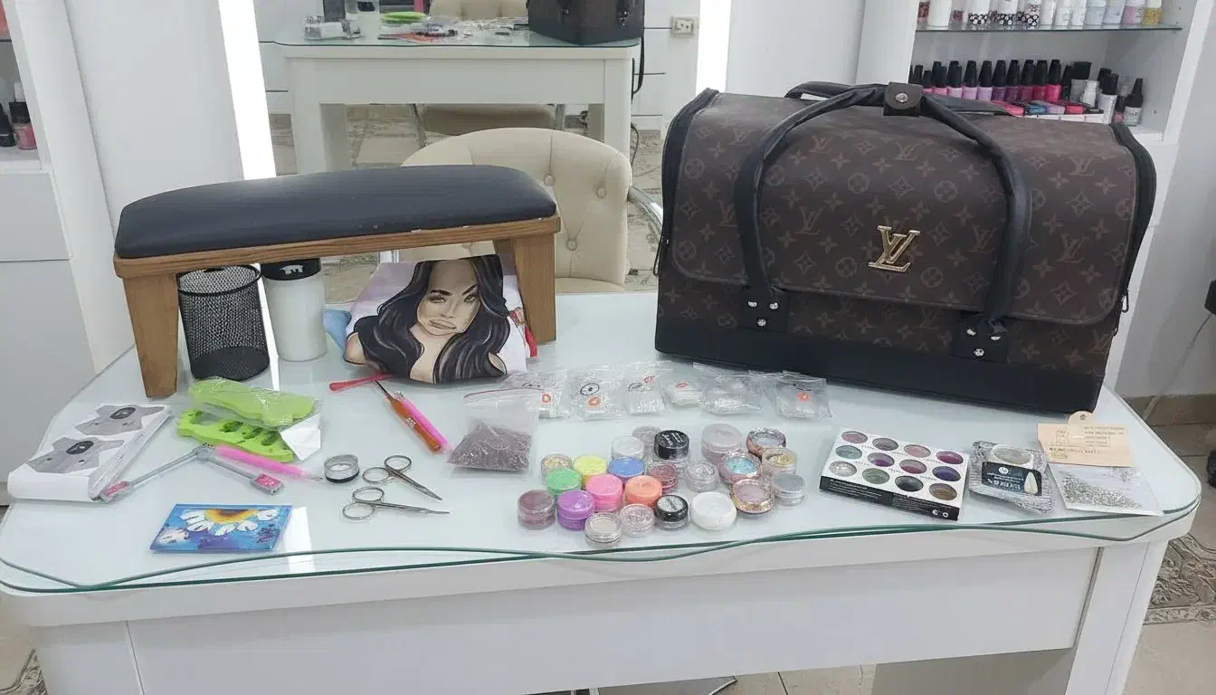 لوازم کاشت ناخن کامل|آرایشگاه و سالن‌های زیبایی|نطنز, |دیوار