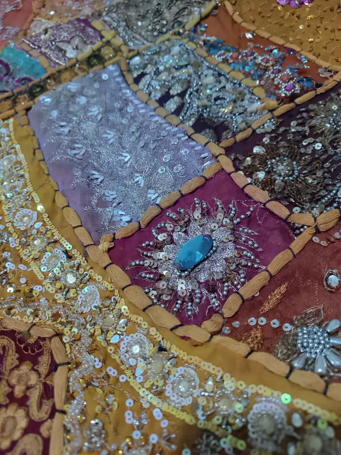 رانر نو‌ کار دست محصول هندوستان|پرده، رانر، رومیزی|تهران, سلسبیل شمالی|دیوار