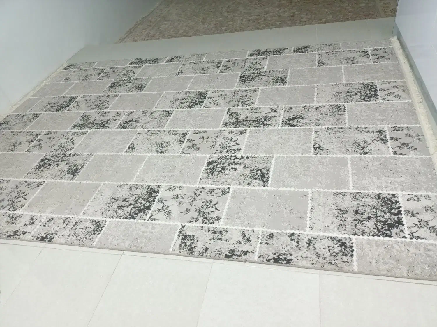 گلیم فرش 9متری طوسی|گلیم، جاجیم، گبه|کوهدشت, |دیوار