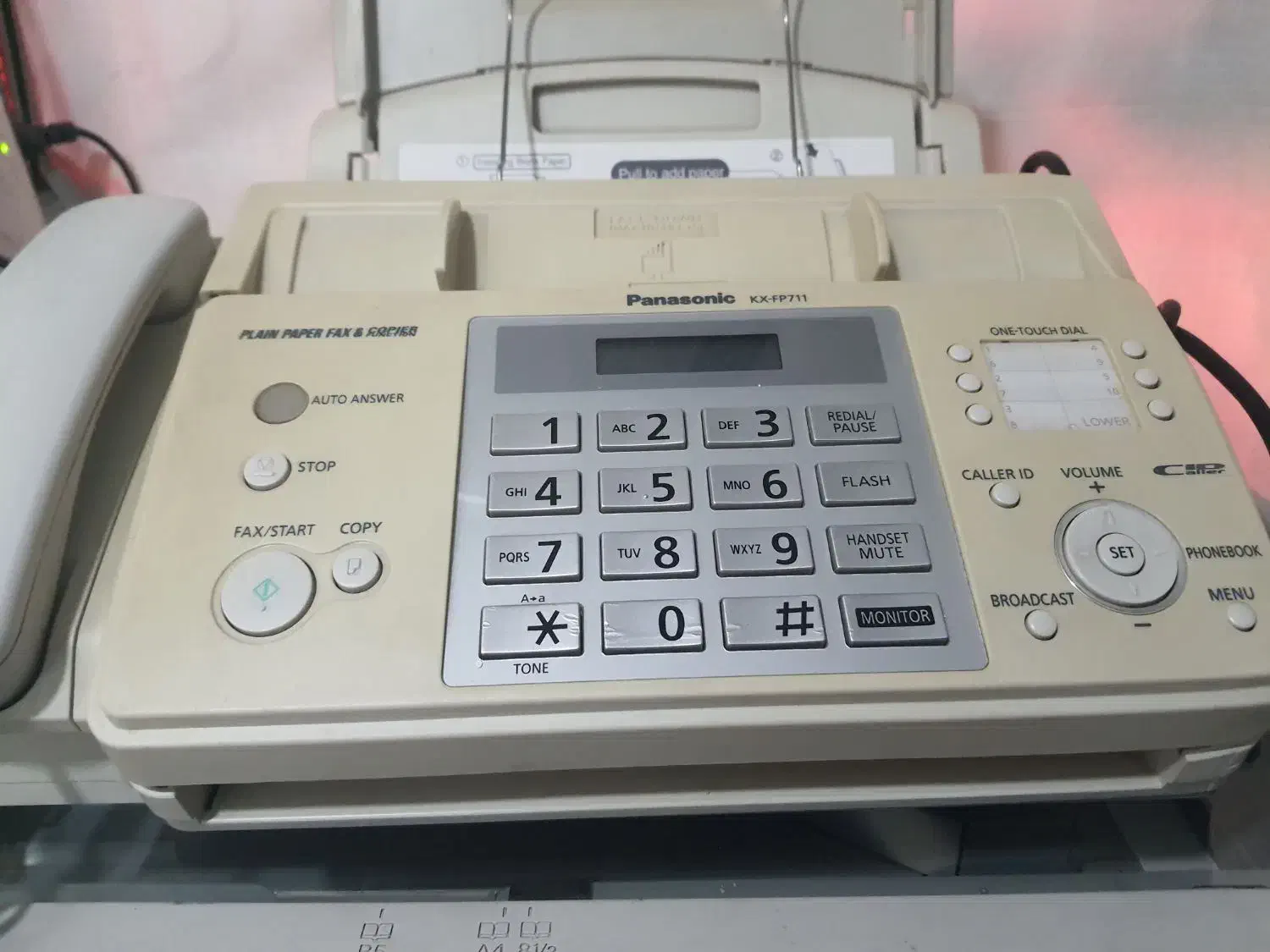 فکس پاناسونیک ژاپن|پرینتر، اسکنر، کپی، فکس|میانه, |دیوار