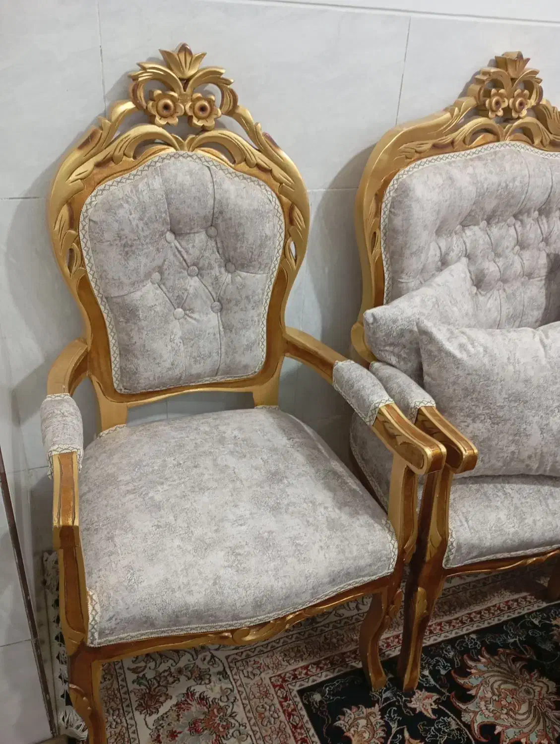 مبلمان کلاسیک هشت نفره|مبلمان خانگی و میز عسلی|محلات, |دیوار