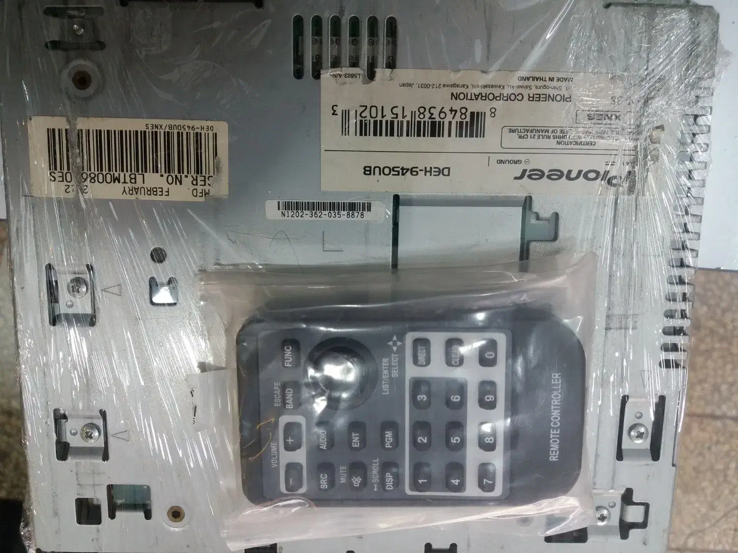 ظبط ۹۴۵۰ پایونر باند ۶۹۷۵ وکفی ۶۰۵۰ تاقچه ۳ بعدی|قطعات یدکی و لوازم جانبی|تهران, علیآباد|دیوار