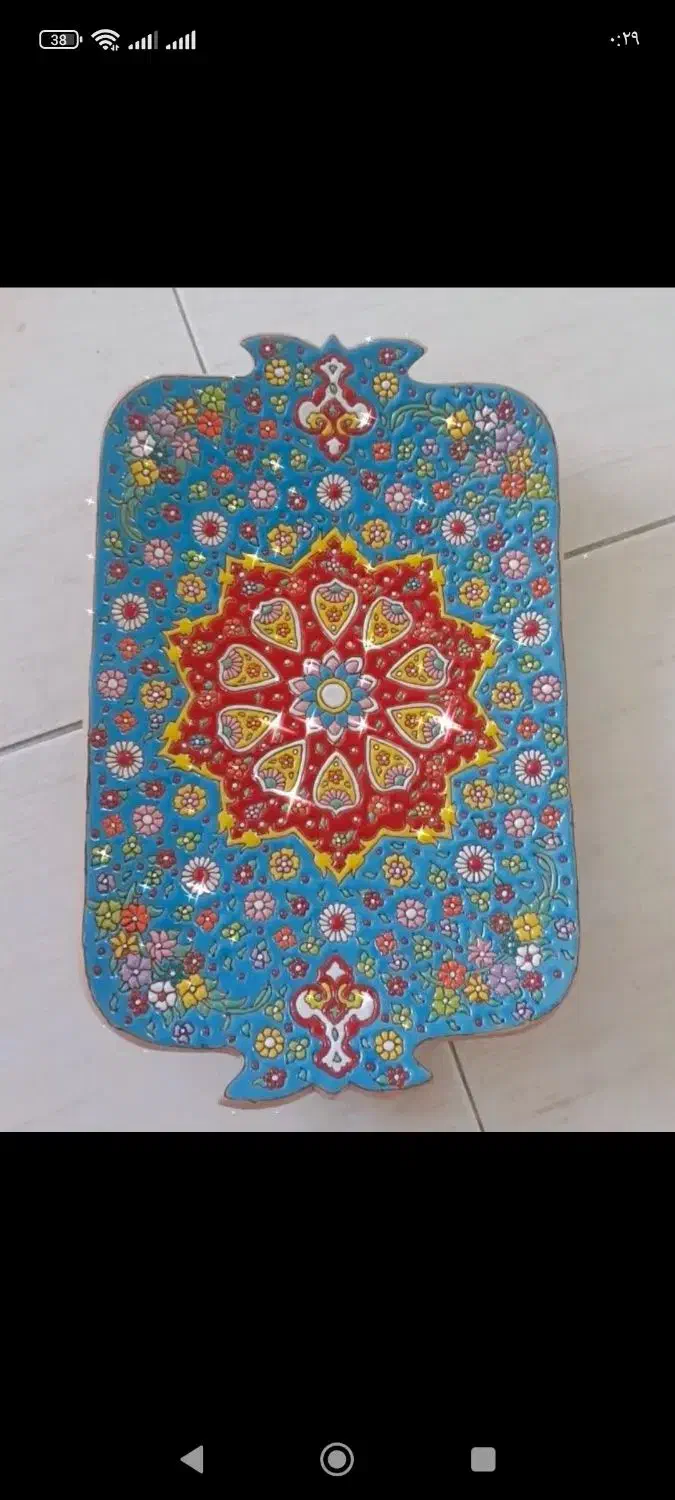 ظروف مینا کاری مناسب یلدا و روز مادر|صنایع دستی و سایر لوازم تزئینی|ساوه, |دیوار