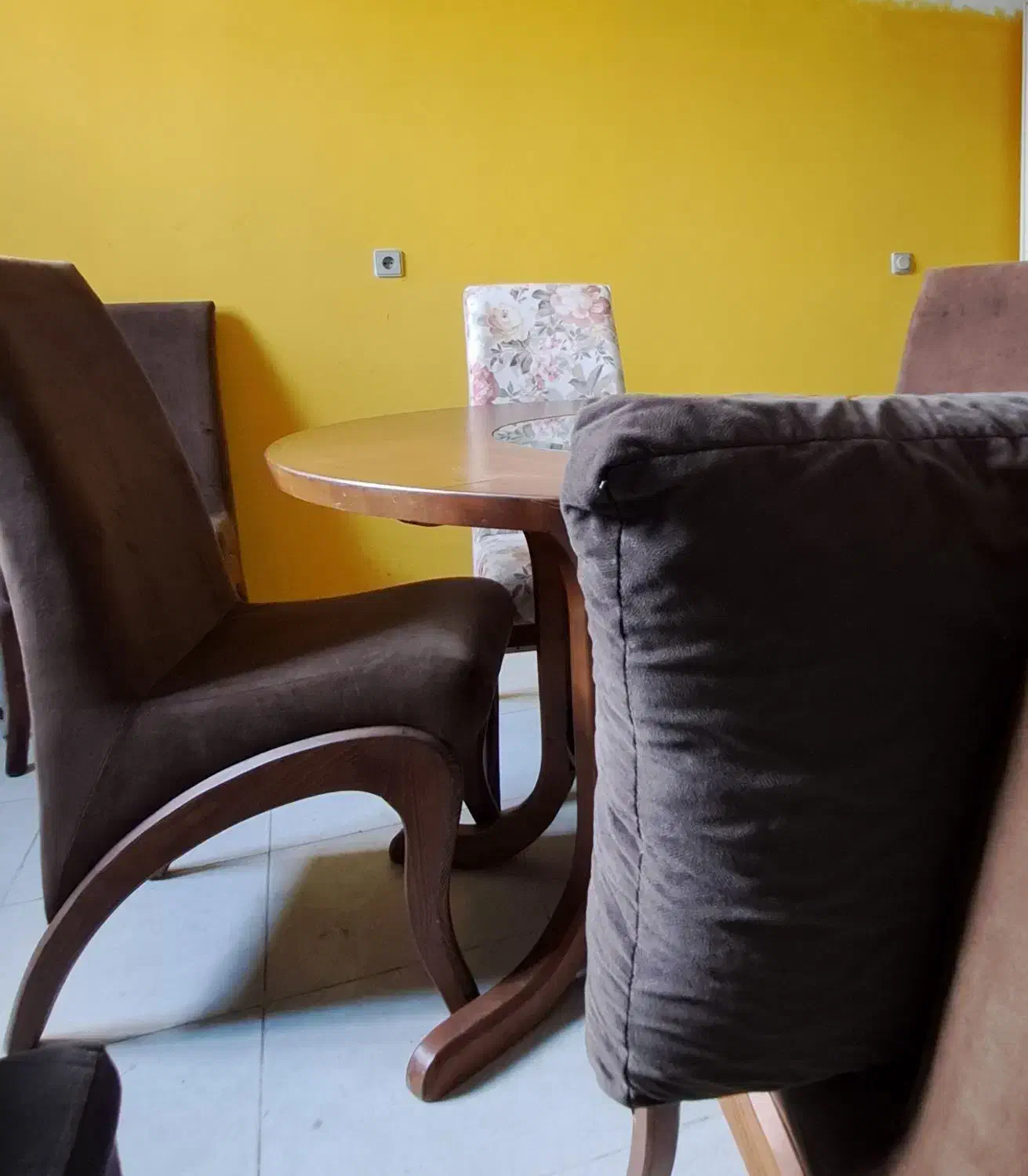 میز نهارخوری ۶ نفره|میز و صندلی غذاخوری|ساری, |دیوار