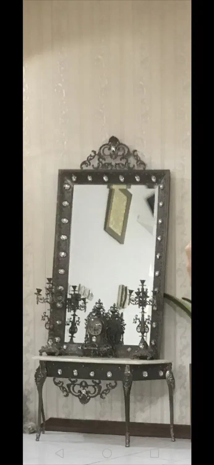 سلام خریدوفروش اینه شمعدان کنسول لوستر...|آینه|مشهد, جانباز|دیوار