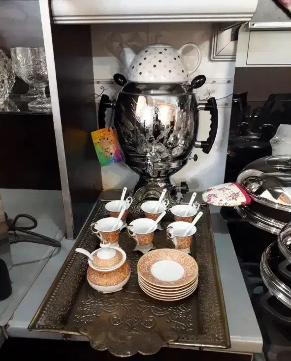 سماور گازی فروتن نو نو|سماور، چایساز، قهوهساز|کاشان, فاز ۱ ناجی آباد|دیوار