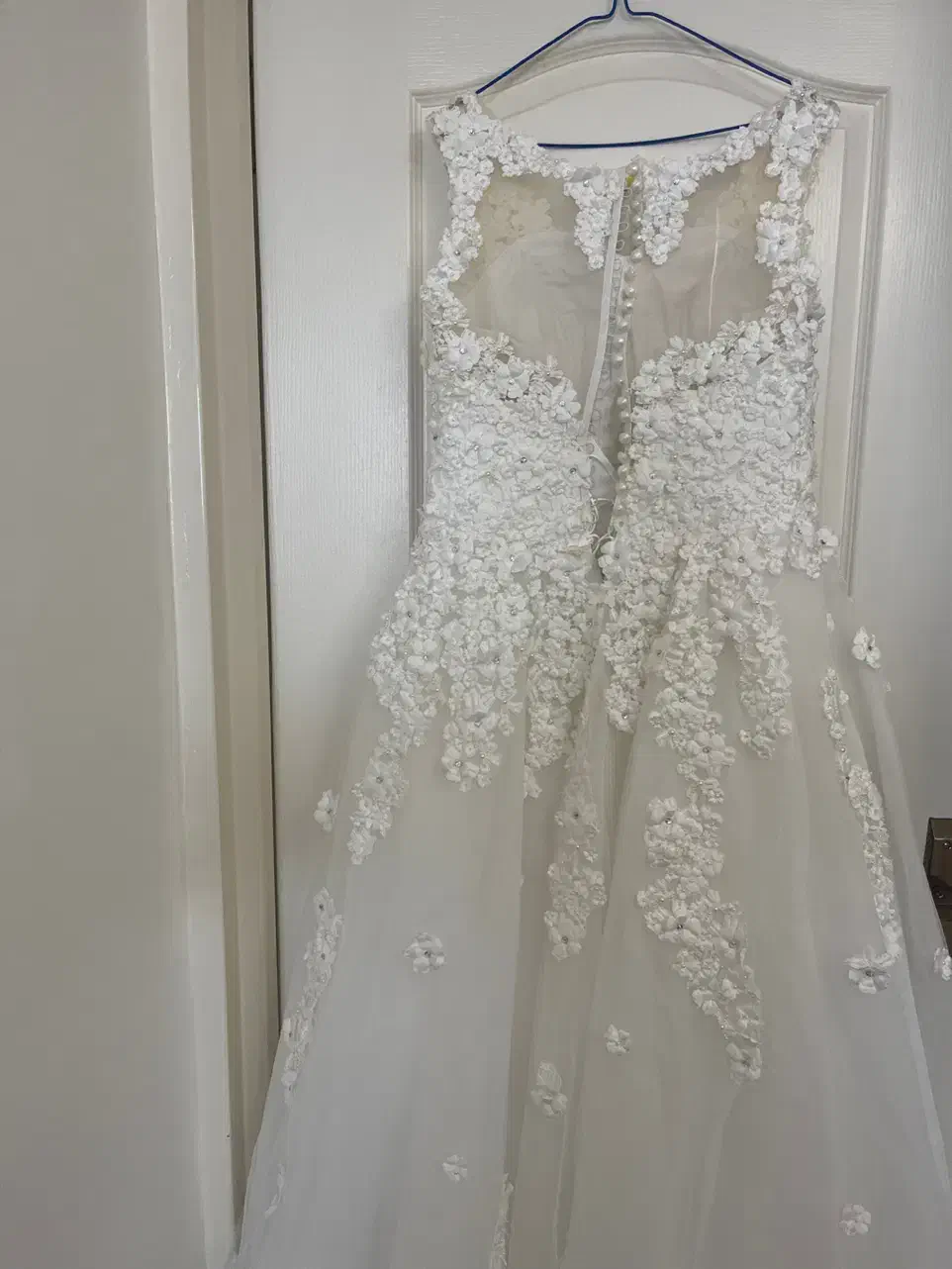 لباس عروس با دانتل فرانسوی سایز ۴۲|لباس|تهران, باغ فیض|دیوار