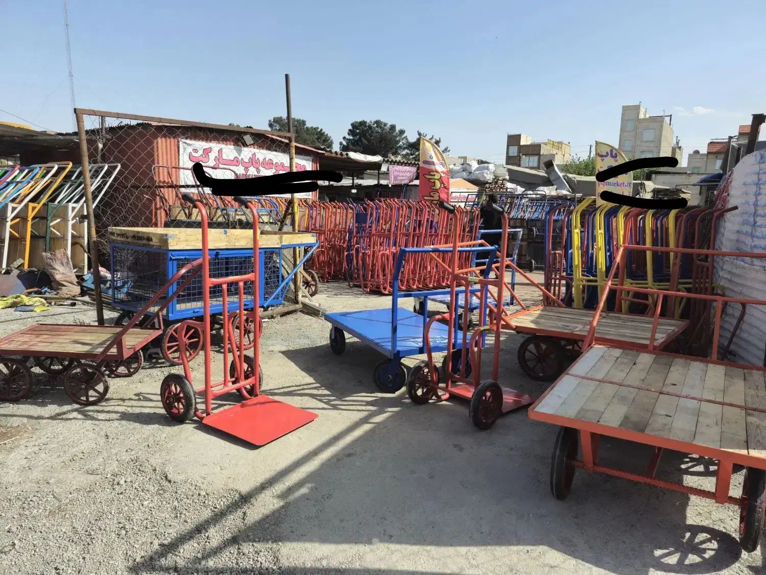 دو چرخ دستی حمل بار گاری دو چرخ (مستقیم از کارگاه)|ابزارآلات|تهران, شهید رجایی|دیوار