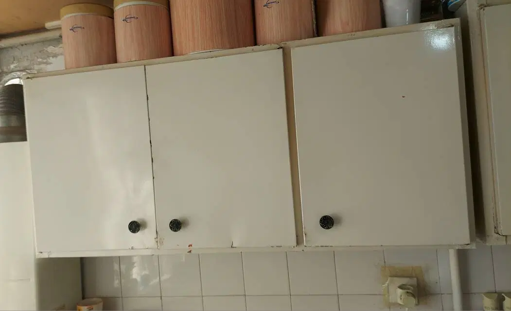 کابینت فلزی کارکرده،آبگرمکن،آینه کنسول|آبچکان و نظمدهنده ظروف|تهران, افسریه شمالی|دیوار