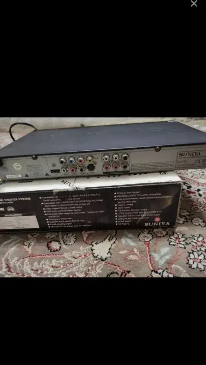 دستگاه DVDمارک سونیا کاملا سالم و تمیز|پخش‌کننده DVD و ویدیو|مشهد, شهید معقول|دیوار