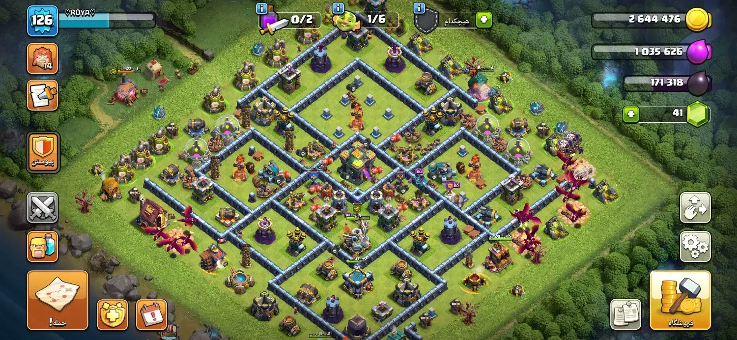 اکانت کلش تاون ۱۴|کنسول، بازی ویدئویی و آنلاین|شاهین‌شهر, سعدی جنوبی|دیوار