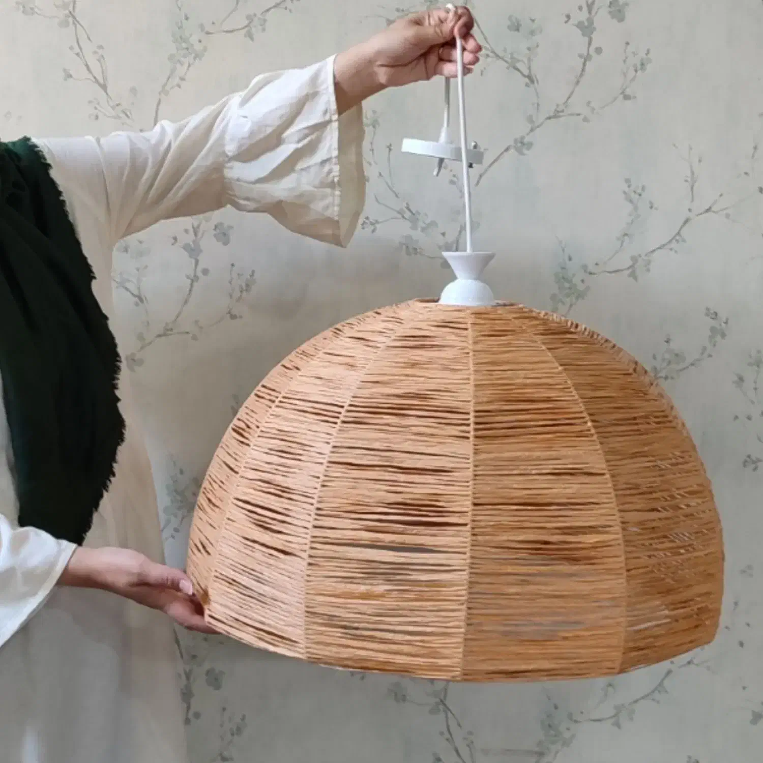 لوستر رافیا و مکرومه آباژور|لوستر و چراغ آویز|مشهد, جاهد شهر|دیوار