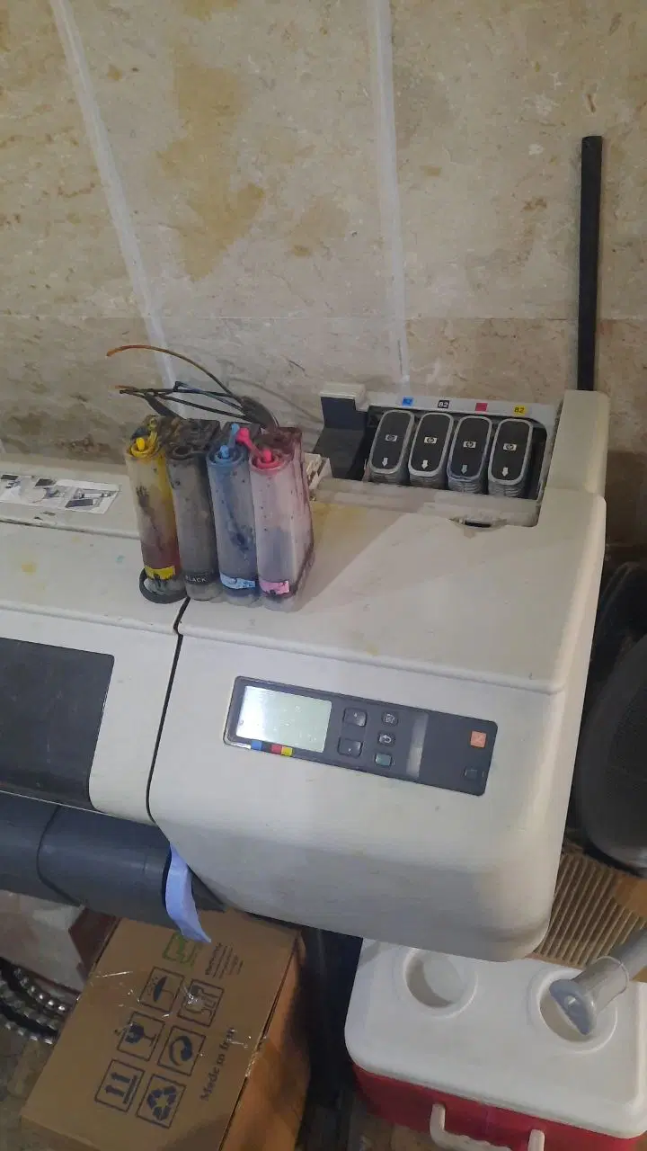 پلاتر hp 500|پرینتر، اسکنر، کپی، فکس|کرج, برغان|دیوار